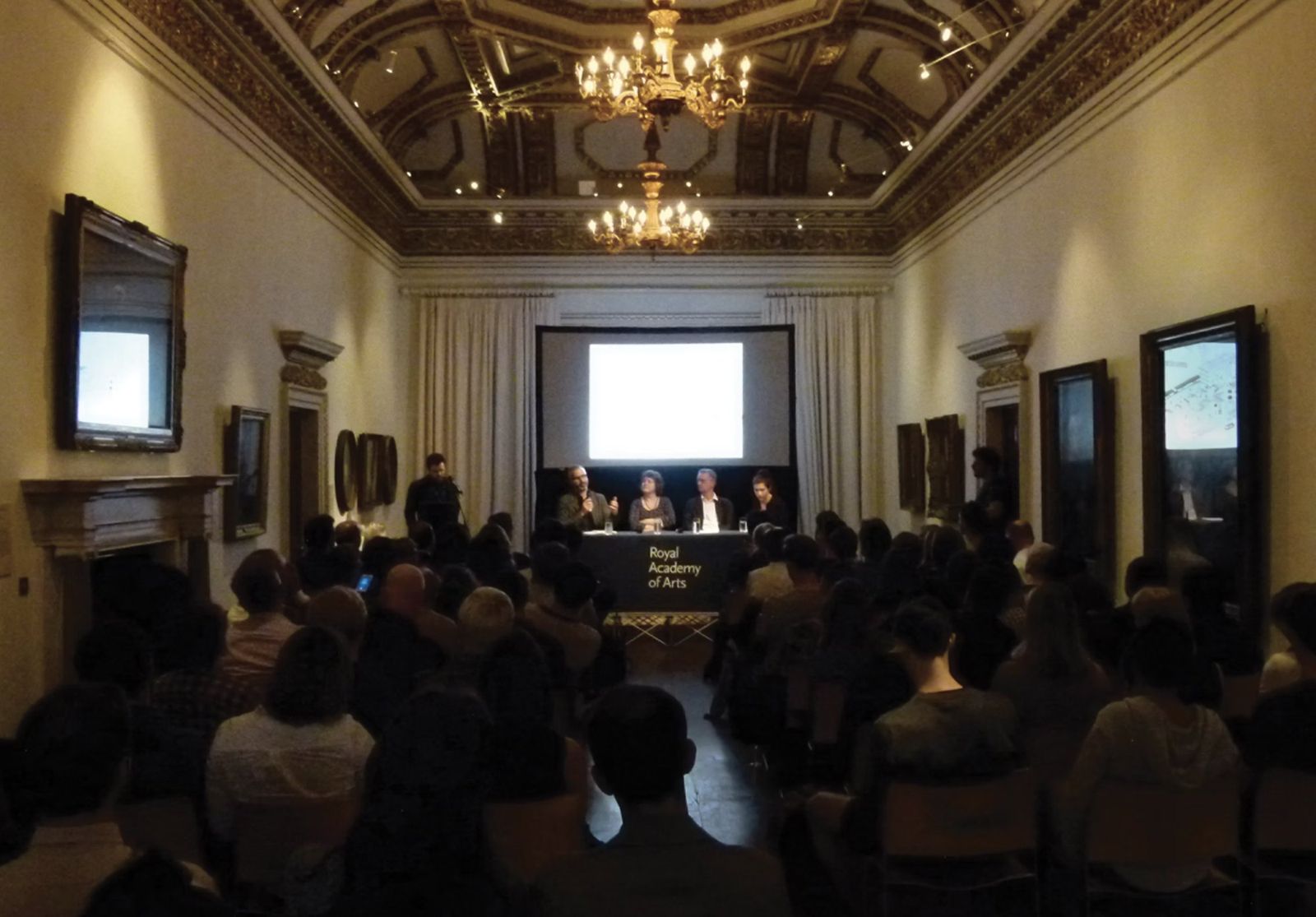 Panel discussion at the Royal Academy of Arts during Urban Jigsaw